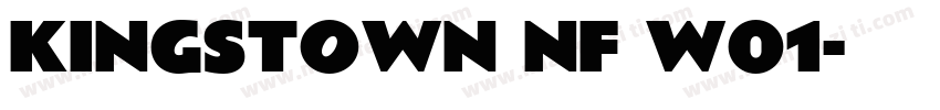 Kingstown NF W01字体转换